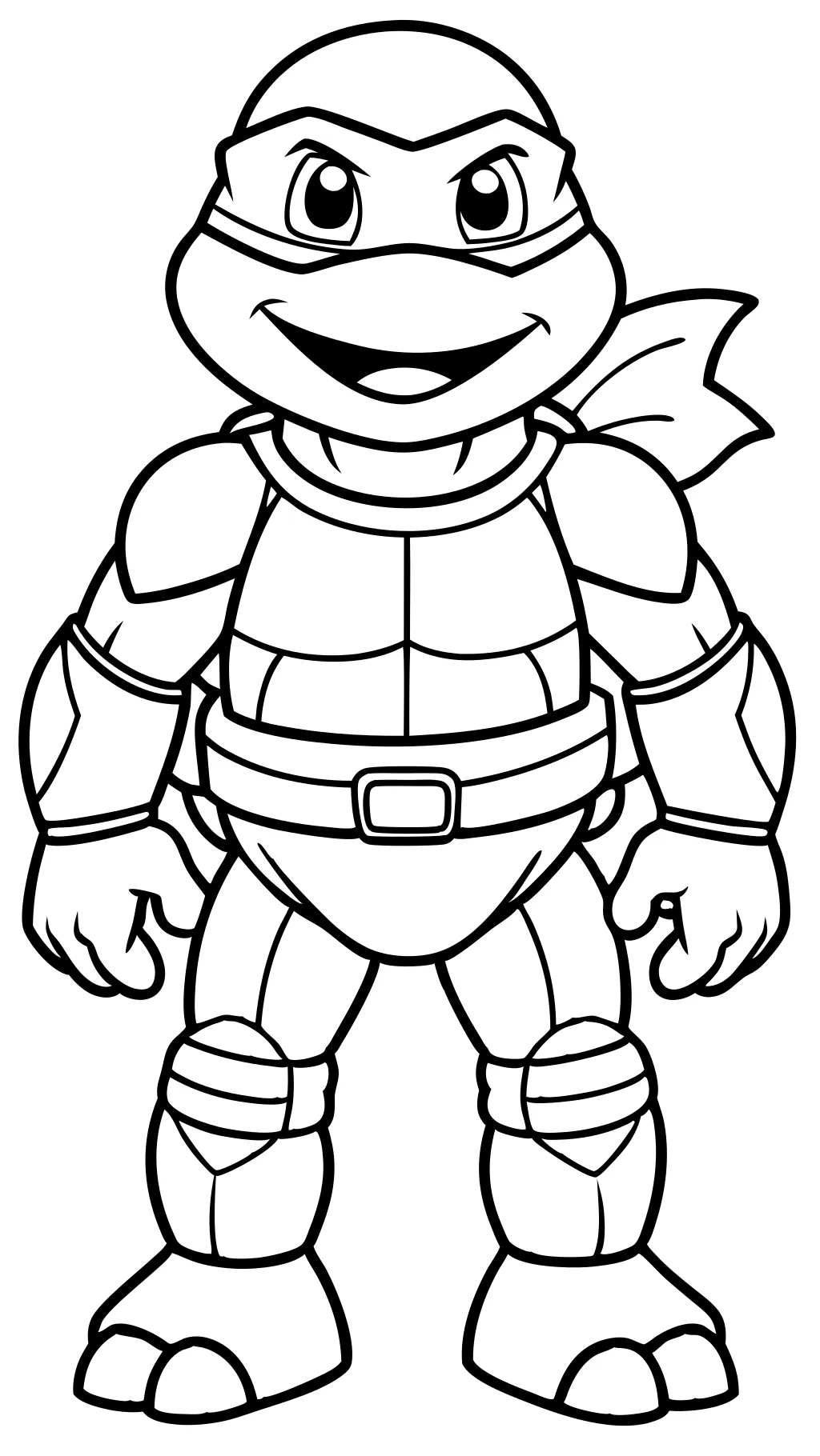 printable full size ninja turtle coloring pages